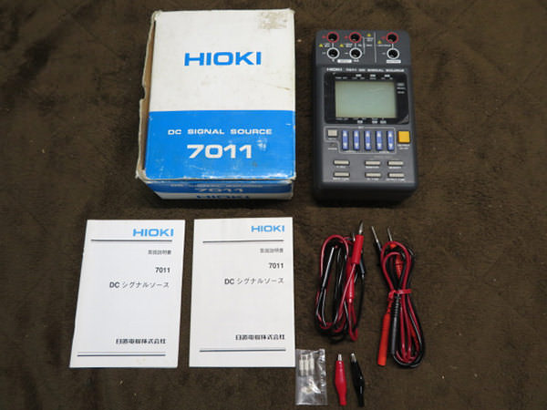 HIOKI 日置電機のDCシグナルソース 7011を買取しました！｜トレード 